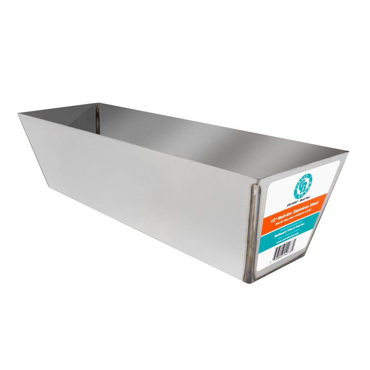 Circle Brand Heli-Arc Stainless Steel Mud Pan