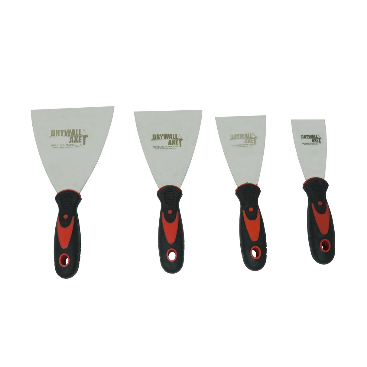 Drywall Axe 4pc Putty Knife Set