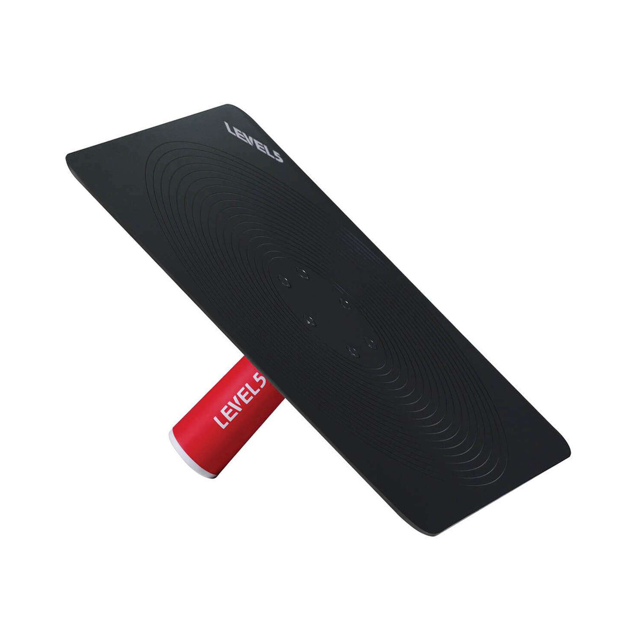 13-inch Level 5 Professional Aluminum Hawk featuring a square aluminum plate with rounded corners attached to a red foam padded handle, left side