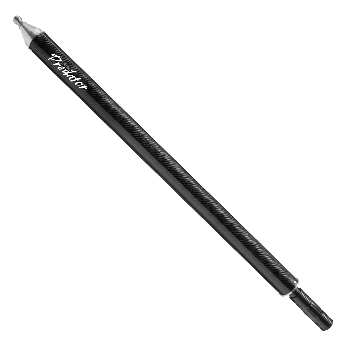 42-inch Columbia Predator Compound Tube with black carbon fiber body and aluminum components