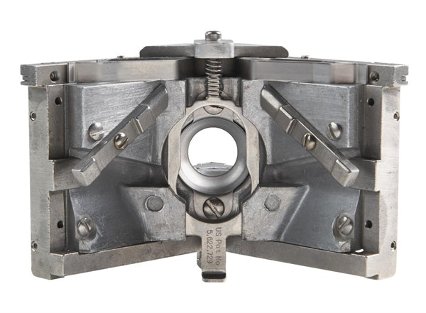 3-inch TapeTech Corner Finisher with stainless steel frame and positive ball retainer, back view