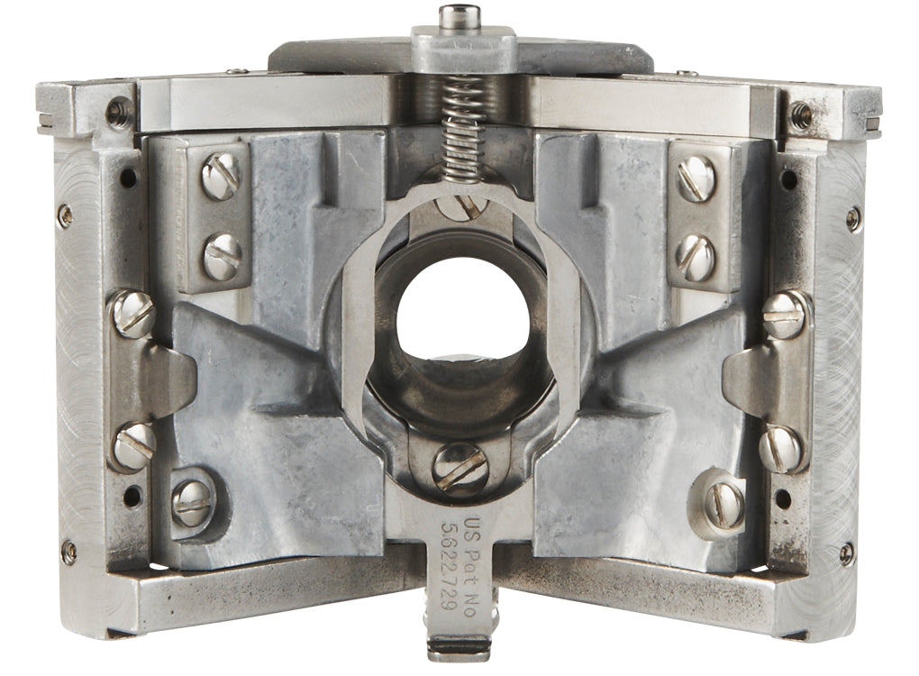 2.5-inch TapeTech Corner Finisher with stainless steel frame and positive ball retainer, back view