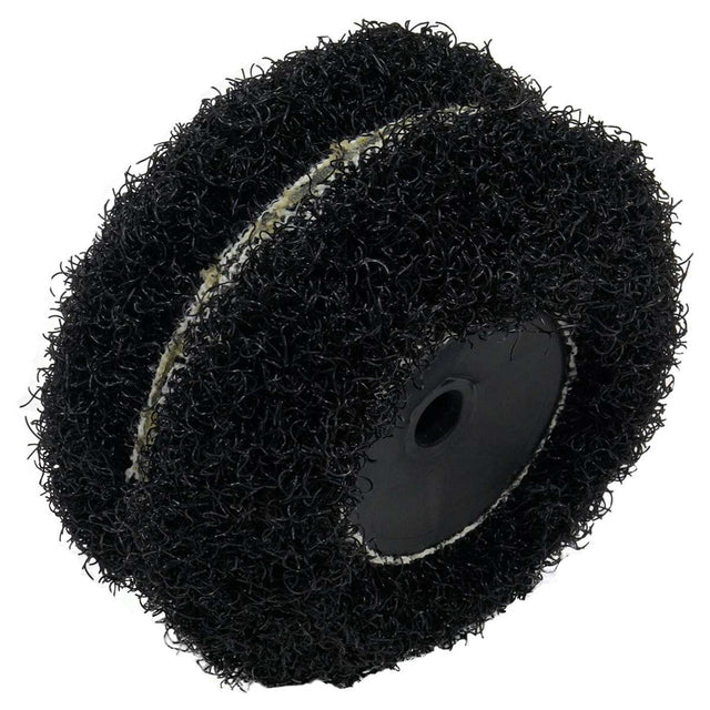 2-inch Level 5 Corner Drywall Compound Roller Cover Replacement made of black 1.5-inch thick reticulated polyrpoylene nap