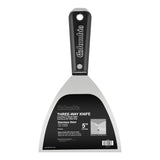 5-inch Columbia 3Way Putty Knife with stainless steel blade and black nylon handle