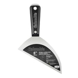 6-inch Columbia Clipped Knife with stainless steel blade and black nylon handle with steel hammer head