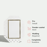 Fittes Drywall No-See Receptacle Mount [Luxe]