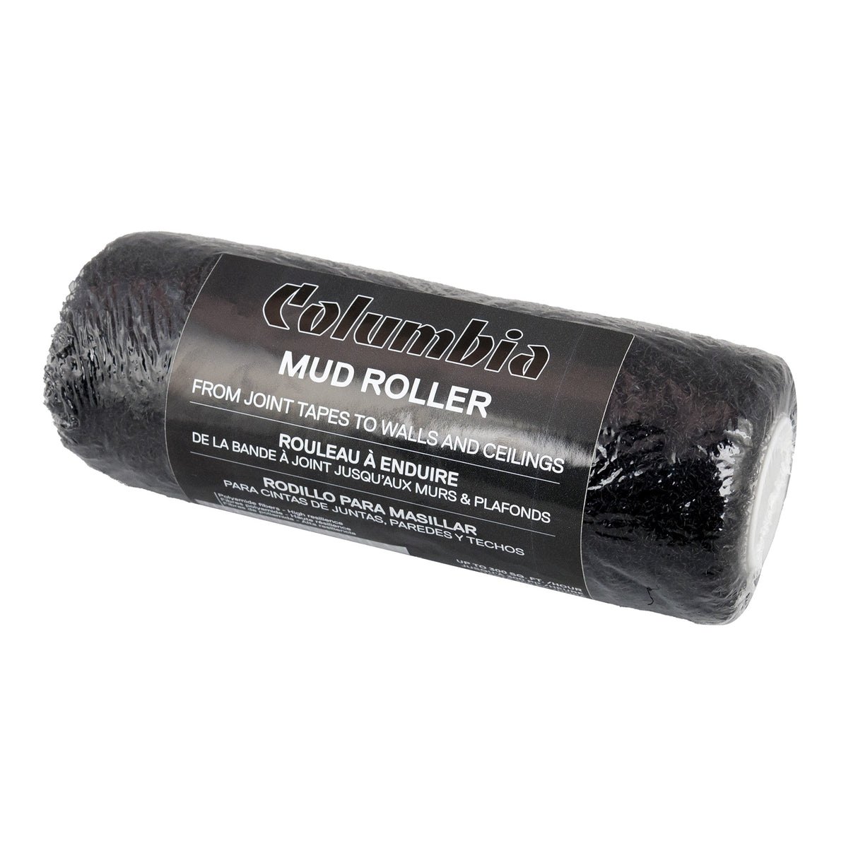 9-inch Columbia Corner Mud Roller Replacement made of black polymide fibers