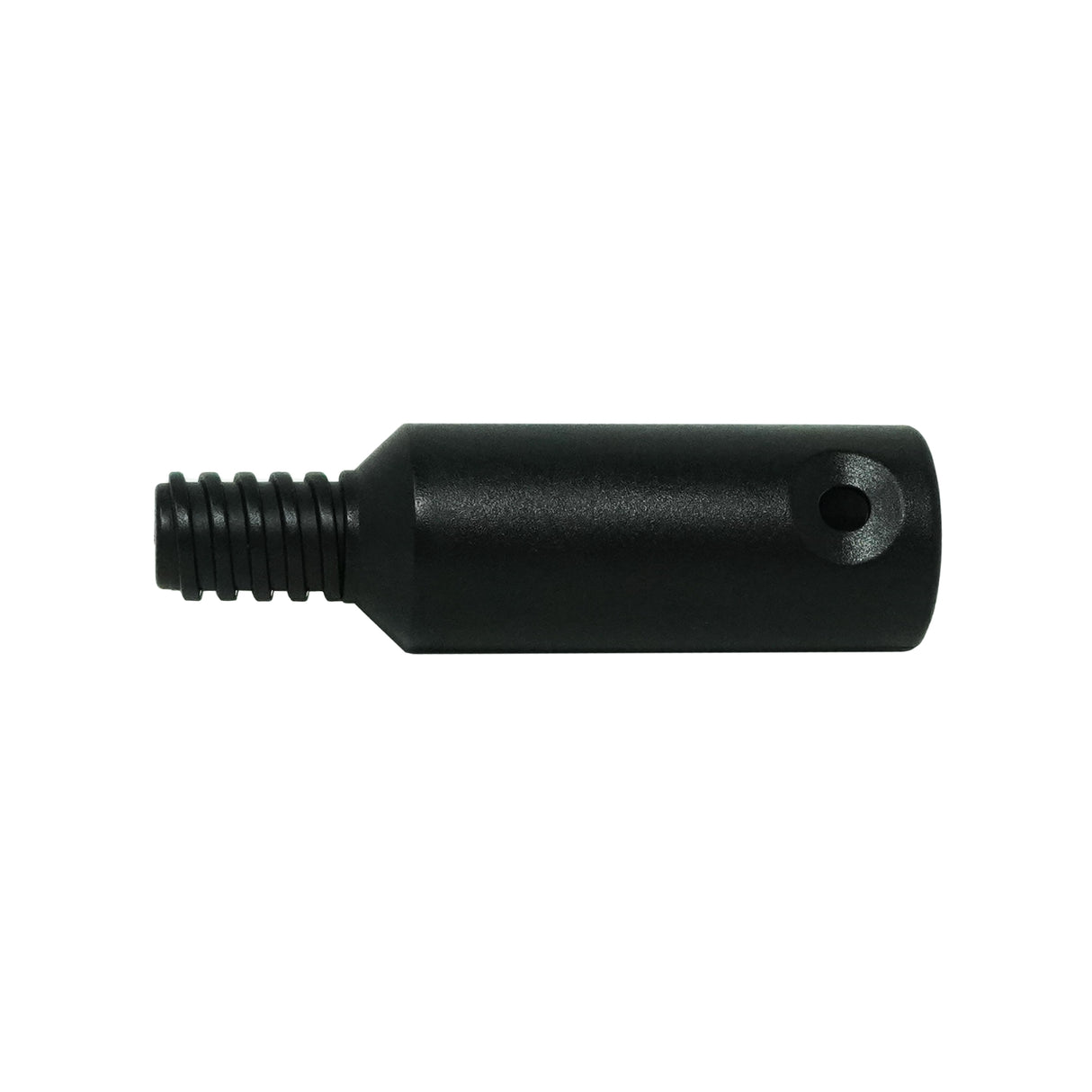 Black composite-body Columbia skimming blade adapter with universal acme thread