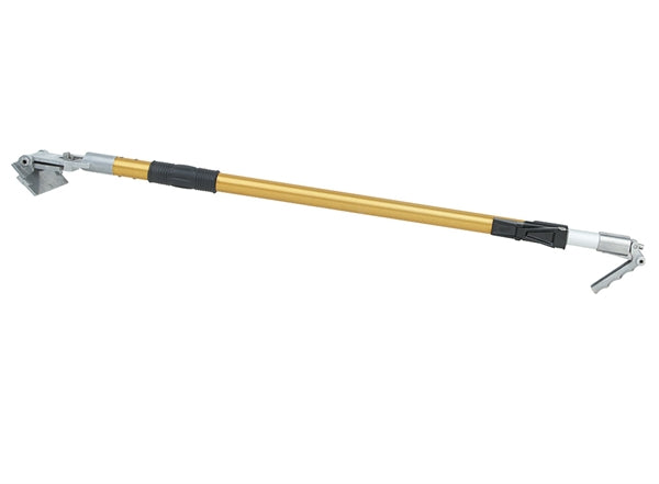 TapeTech 88TTE Box XTender Handle head with a gold body, black rubber grips, steel components, and a retracted white handle