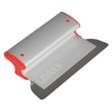 10-inch Level 5 Skimming Blade with a stainless steel blade, red composite end caps, and a grey plastic body