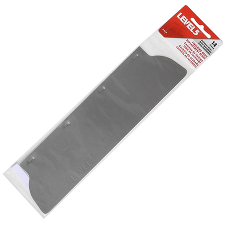 14-inch Level 5 Replacement Skimming Blade made of stainless steel in packaging