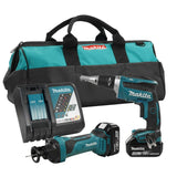 Makita DLX2089M 18V (4.0 Ah) LXT Professional Drywall Kit