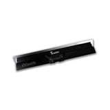 32-inch Columbia Tomahawk Smoothing Blade with a stainless steel blade featuring rounded edges and a black plastic body