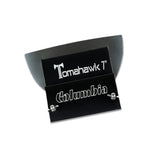 7-inch Columbia Tomahawk Smoothing Blade with a stainless steel blade featuring rounded edges and a black plastic body