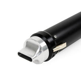 Gunmetal grey Columbia Cam Lock Tube Box Filler made of aluminum and steel, attached to a black Columbia Compound Tube