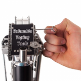 Close-up of hand repairing the Columbia Sawed Off Automatic Taper head using a pin