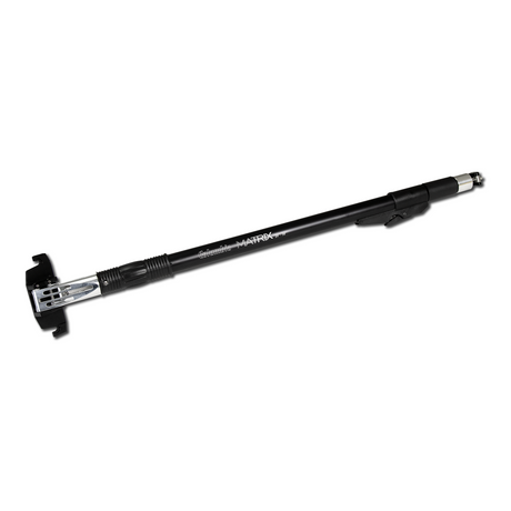 Black 29-inch to 39-inch Columbia Matrix Box Handle with a billet aluminum head, brake handle, and black rubber grip