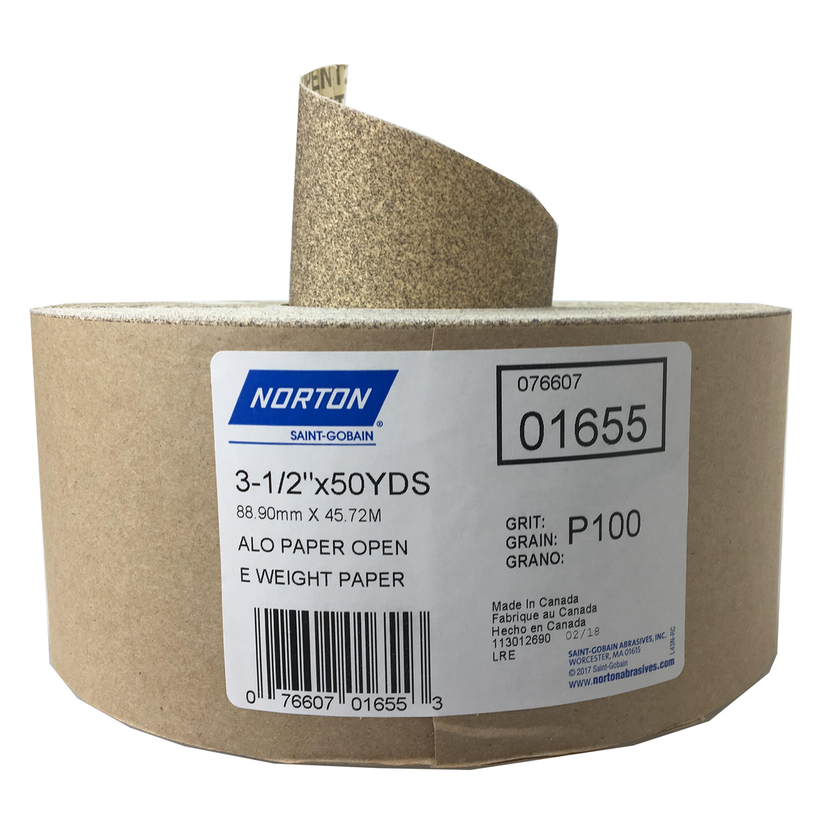 Norton 3-1/2″ x 50 Yard WallSand Sandpaper