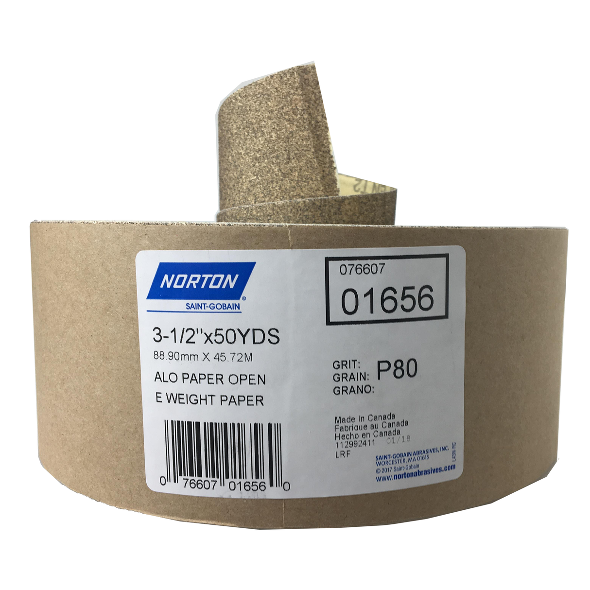 Norton 3-1/2″ x 50 Yard WallSand Sandpaper