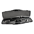 Open black foam-lined carrying case containing Columbia Tomahawk skimming blades, handle, and  Tomalock adaptor